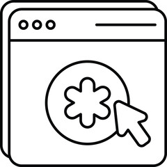 line icon design style