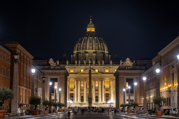 Fototapeta na wymiar Vatican city St Peters square