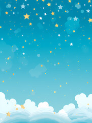 Fototapeta na wymiar Sky stars PPT background poster wallpaper web page