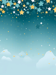Sky stars PPT background poster wallpaper web page