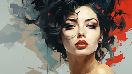 portrait of a flamboyant artistic personality © stasknop