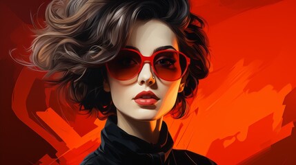 portrait of a flamboyant artistic personality