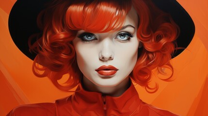 creative individual vivid portrait 