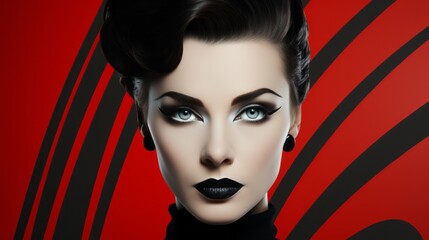 creative individual vivid portrait 