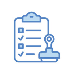 Regulation icon isolate white background vector stock illustration.