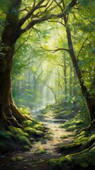 Obraz premium wonderful forest