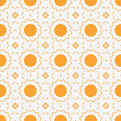 abstract polygons sunflower seamless pattern background