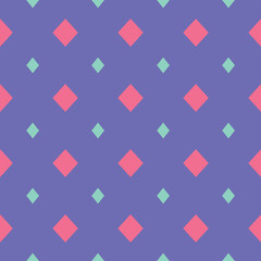 Diamond shape seamless pattern vector