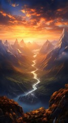 Fototapeta premium fantasy landscape