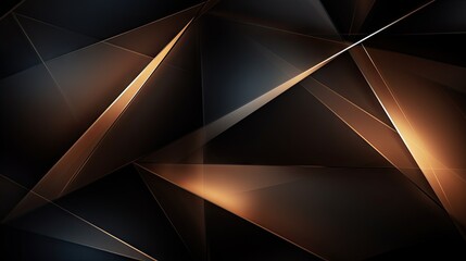  a dark background with gold lines and a black background with gold lines.  generative ai