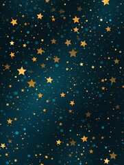 Golden stars PPT background poster wallpaper web page