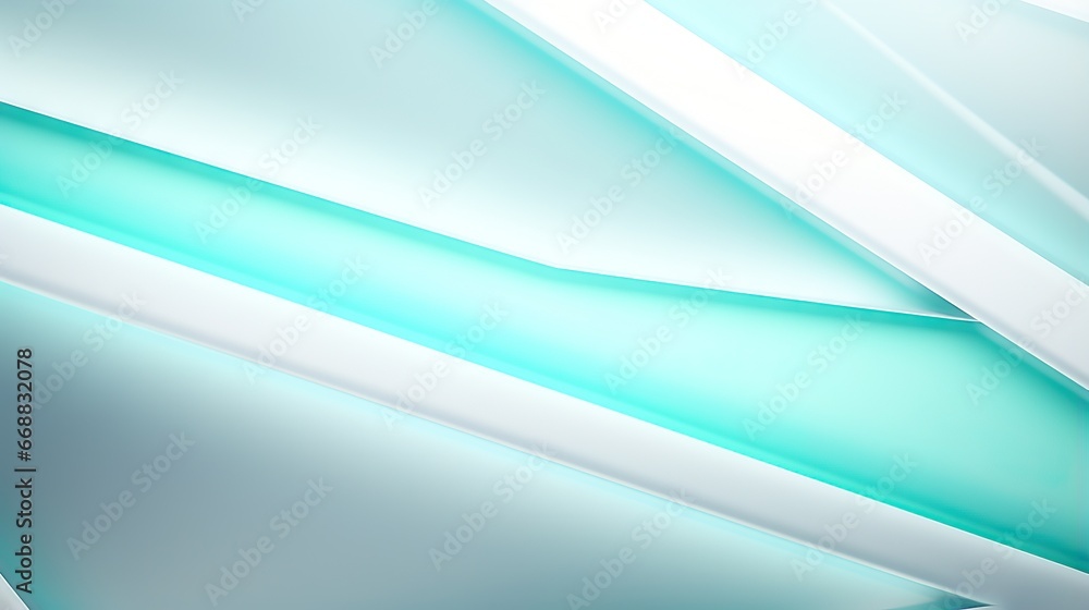 Poster a blue and white abstract background with a curved design on it. generative ai