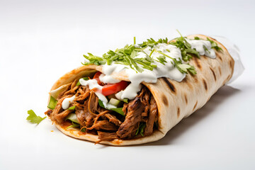 Turkish doner, meat, delicious meal, minimalist concept