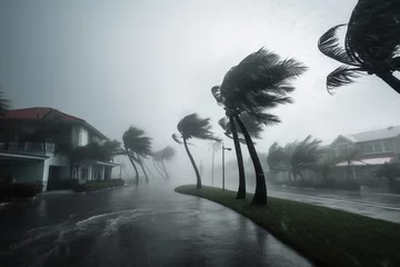 Deurstickers hurricane in the tropics © Master-L