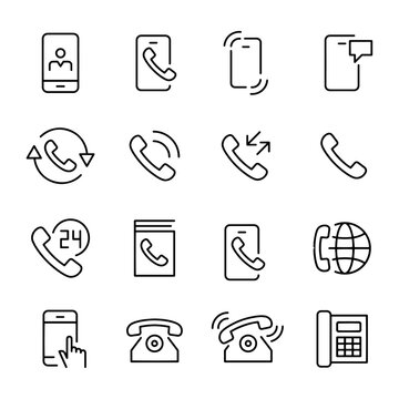 Phone Icons vector design