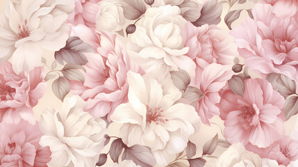 Fototapeta premium Pink flower PPT background poster wallpaper web page