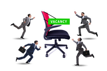 Recruitment concept with office chair