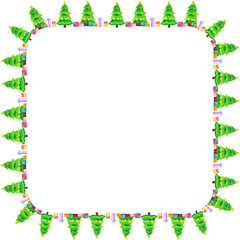 Christmas wreath frame.