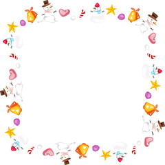 Christmas wreath frame.