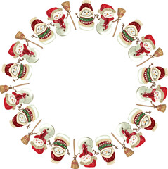 Christmas wreath frame.
