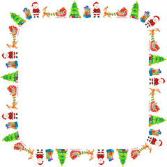 Christmas wreath frame