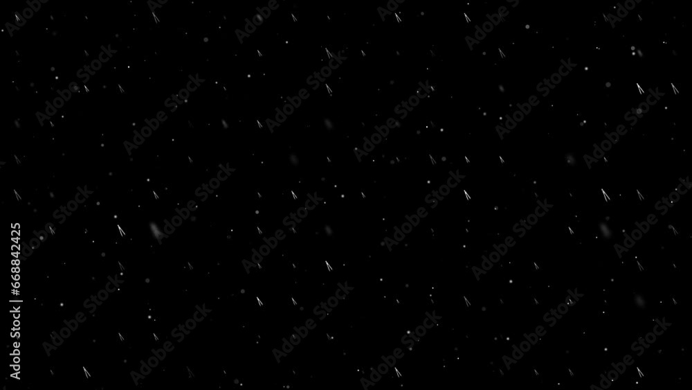 Poster template animation of evenly spaced compass dividers of different sizes and opacity. animation of tr