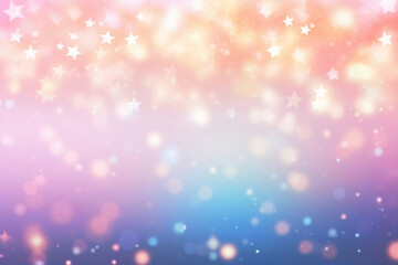 Obraz premium Stars with Bokeh Background - Christmas and New Year Theme