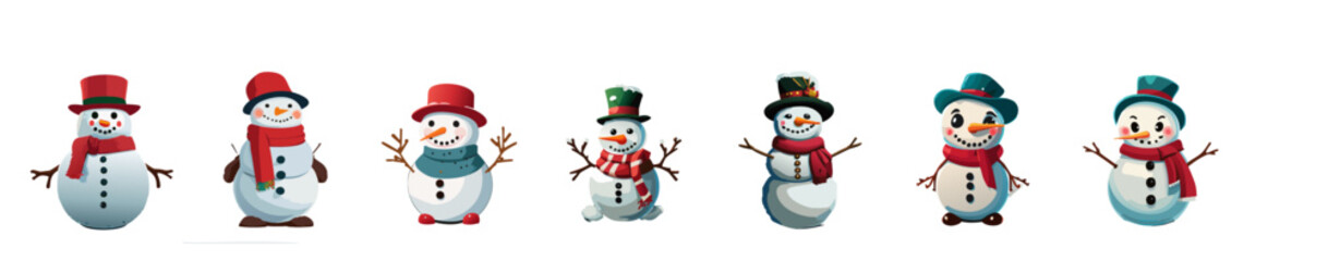 Vector Snowmen