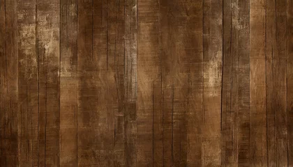Poster Brown wood texture background from natural wood. Wooden panel has a beautiful dark pattern, hardwood floor texture © CreativeStock