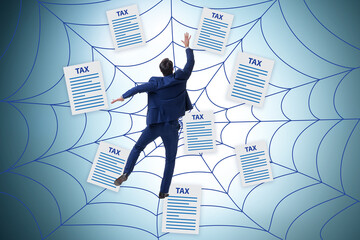 Businessman caught in the web of taxes