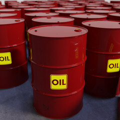 RED OIL BARRELS