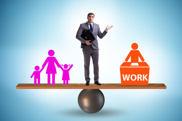 Work home balance with business people