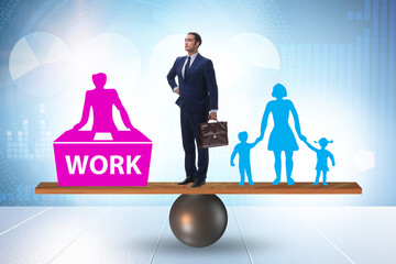 Work home balance with business people
