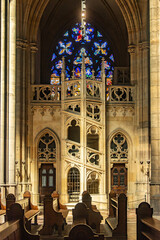 interior of the Prague cathedra 