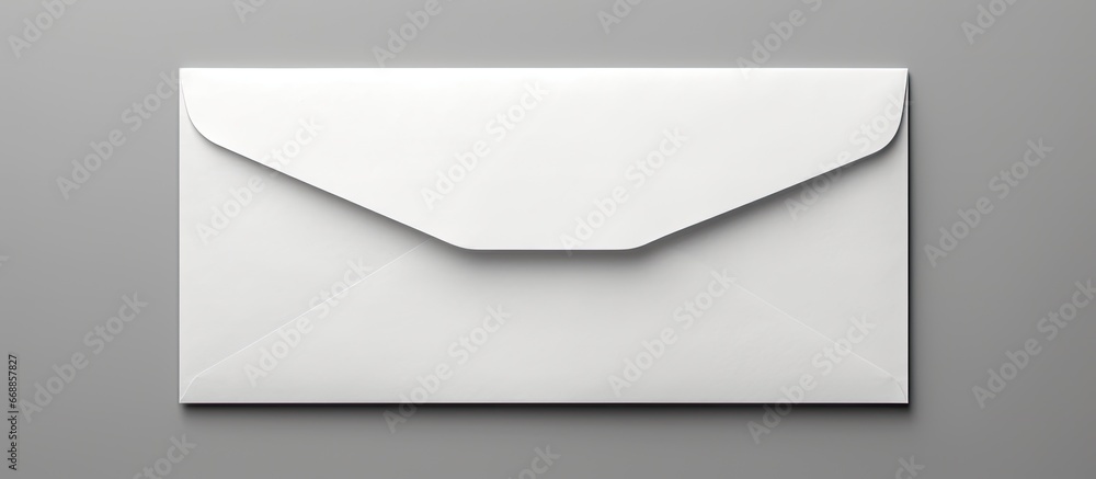 Poster ai generated paper mock up of an empty envelope template for various purposes such as post cards let