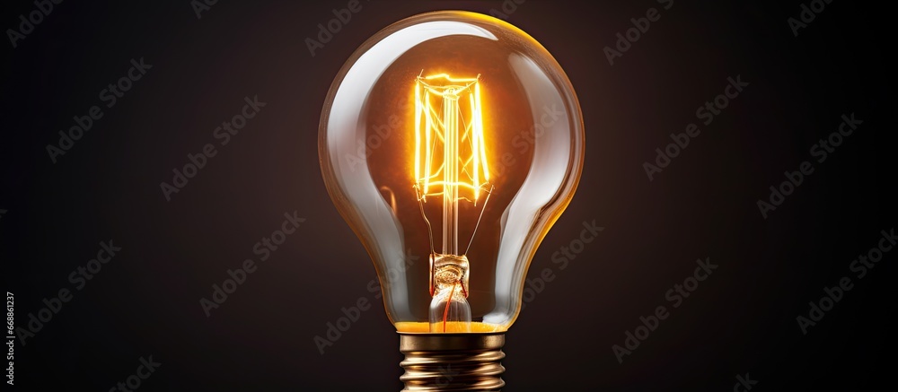 Poster electric current passing through a filament emits light creating an artificial light source