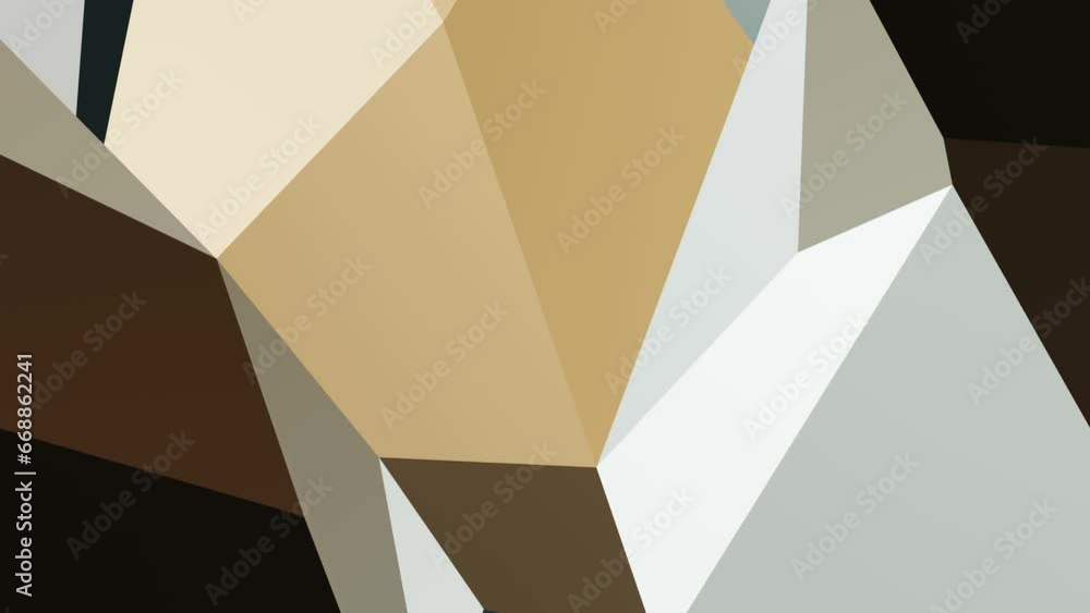 Poster abstract colorful geometric triangle background animation