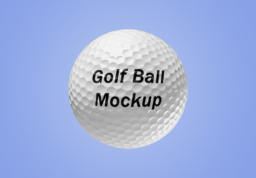 Golf Ball Mockup 
