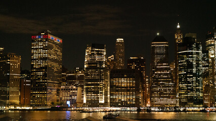 New York city at night - 668863069