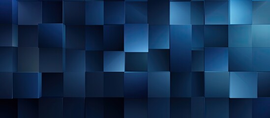 Origami style dark blue polygonal design with gradient perfect for businesses