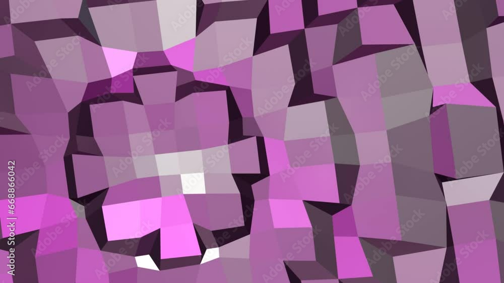 Poster abstract geometric polygon pattern background animation