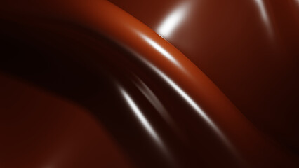 Elegant Background of Deep Brown Liquid Texture