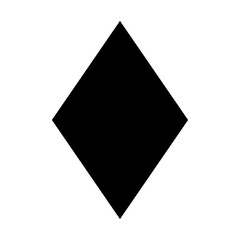 Diamonds icon. Vector illustration isolated on white background