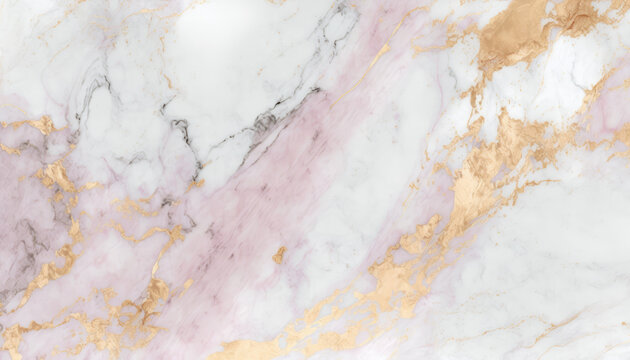 Pink Marble Background. White Pink Marbled Texture with Gold Veins. Abstract luxury background for Wallpaper, invitation, Banner