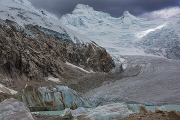Lake in glacier