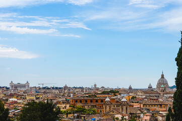 Naklejka na ściany i meble Rome city is the capital of Italy for holidays all year round... Rome city, Italy, 08-05-2017
