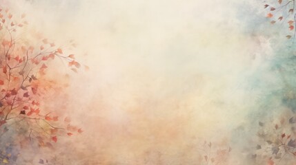 Textured vintage watercolor background in shades of blue and orange, ideal for banners, posters, and advertising media.