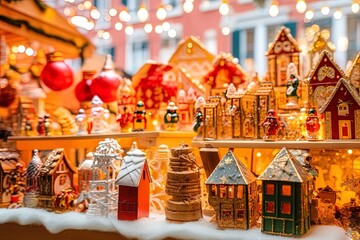 christmas market in the city