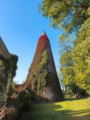 Spitzbunker (Winkelturm, Luftschutzturm, Hochbunker), an air raid shelter built in 1939 in...