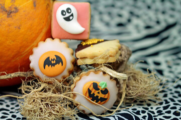 Halloween pastry, shortcake in sweet form